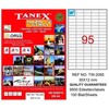 Tanex 30X12mm Laser Etiket 100'Lü (Tw-2095) - Thumbnail