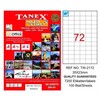 Tanex 35X23mm Laser Etiket 100'Lü (Tw-2172) - Thumbnail