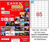 Tanex 38,1X21,2mm Laser Etiket 100'Lü (Tw-2165) - Thumbnail